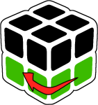 Notació cub Rubik 2x2x2 D'