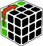 3x3x3 L' cube notation