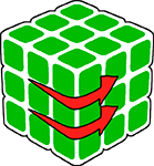Notación cubo Rubik 3x3x3 L'