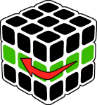 Notació cub Rubik 3x3x3 E'
