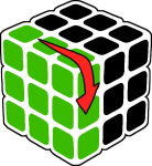 Notació cub Rubik 3x3x3 F