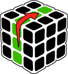 Notació cub Rubik 3x3x3 M'